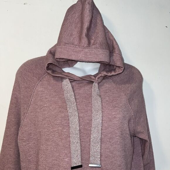 SOFT SURROUNDINGS Dusty Mauve Super Soft Hooded Sweater-XS - Picture 2 of 8